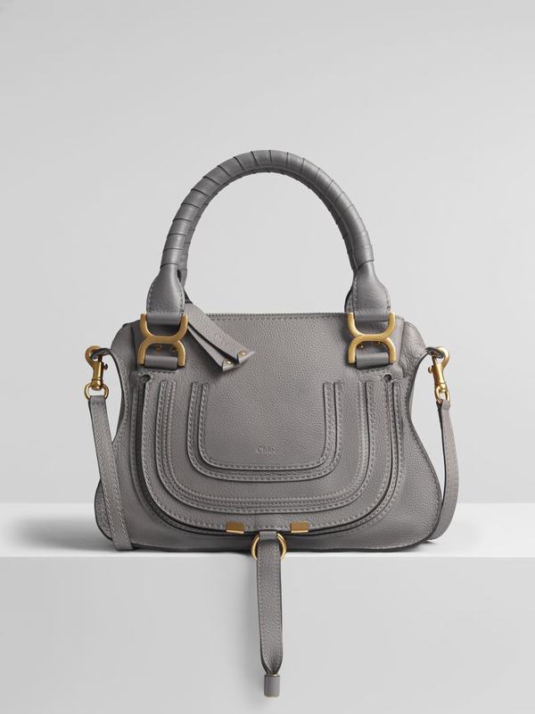 Chloé Bolsos Mujer Marcie Gris Suede KGAE13708